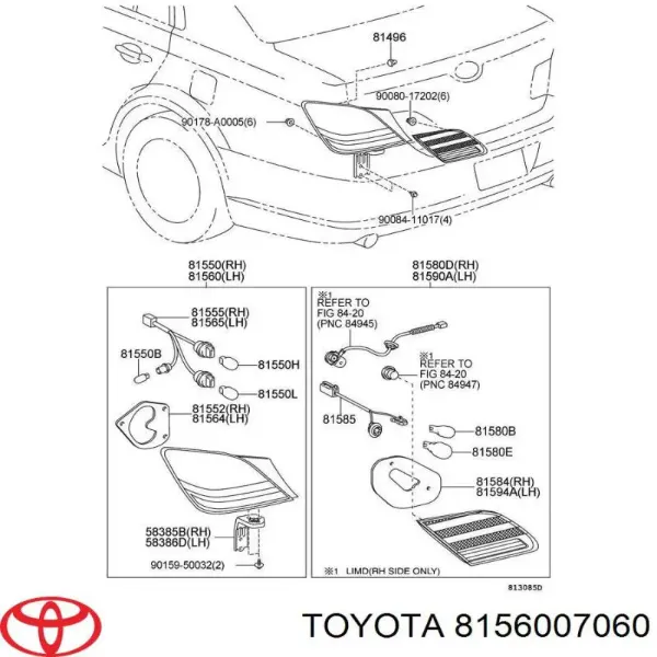  8156007060 Toyota