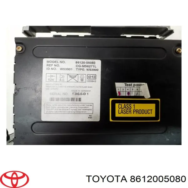 Магнитола (радио AM/FM) Toyota Avensis II седан (T25) (2003 - 2008) цена, от