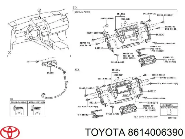 8614006390 Toyota