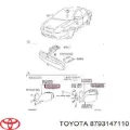 Стекло правого зеркала заднего вида TOYOTA 8793147110