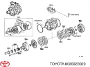 Ремкомплект компрессора кондиционера TOYOTA 8836014030