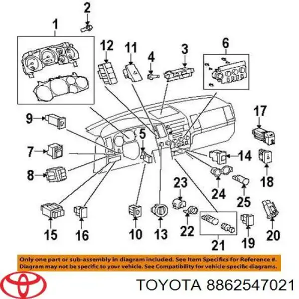Датчик температуры салона на Toyota Avensis II T25