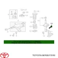 Болт крепления амортизатора переднего TOYOTA 9010517010