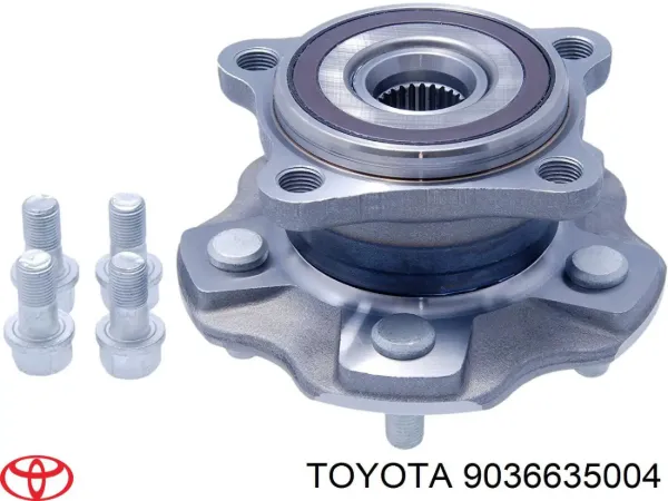 Подшипник полуоси заднего моста внутренний 9036635004 Toyota