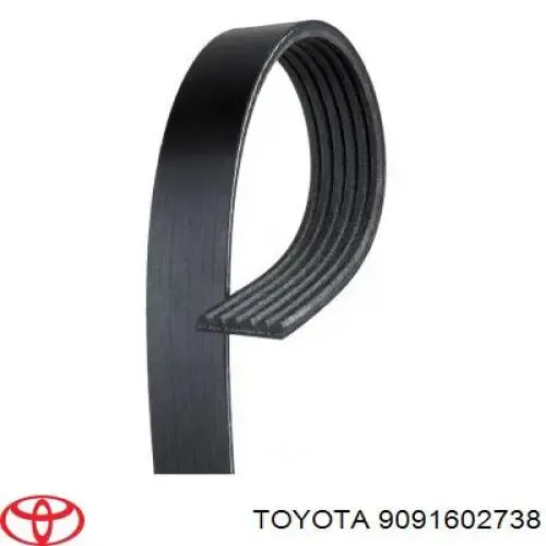 Ремень генератора 9091602738 Toyota