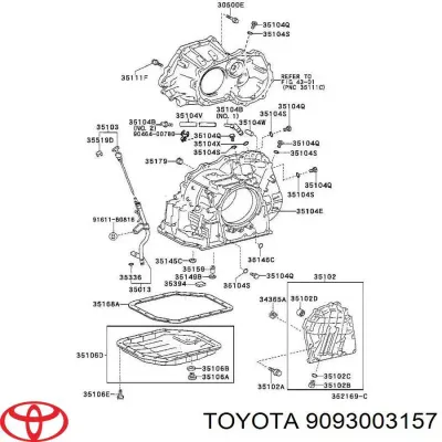 Сапун КПП TOYOTA 9093003157