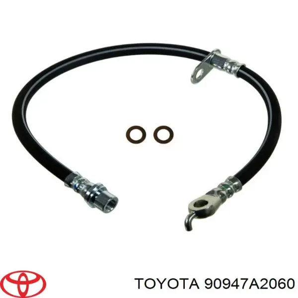 Шланг тормозной задний левый 90947A2060 Toyota