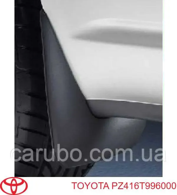 Брызговики задние, комплект на Toyota Avensis II T25