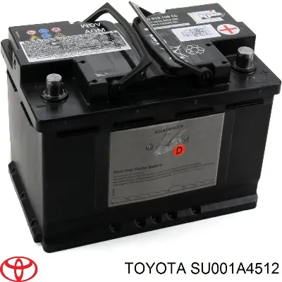 Автоакумулятор Тойота 70 А/г 12 В (SU001A4512)