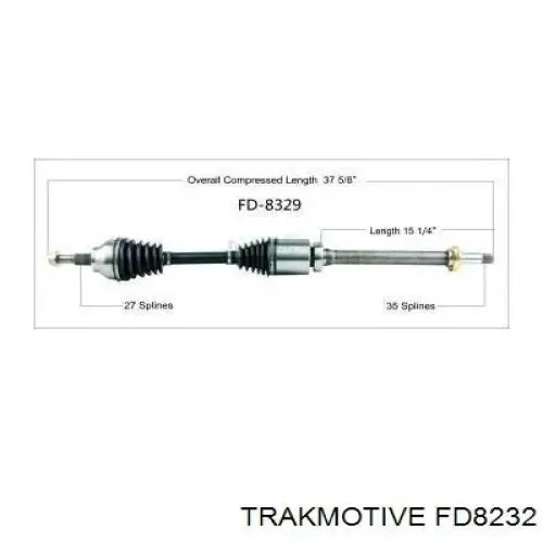 Масляный фильтр FD8232 Trakmotive/Surtrack