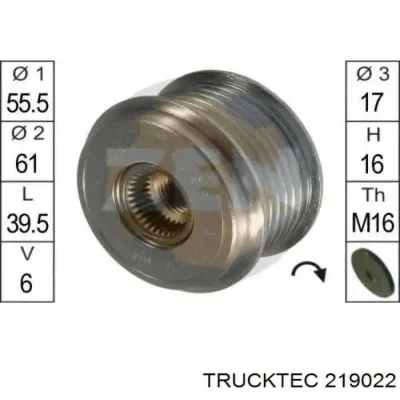 Амортизатор натяжителя приводного ремня TRUCKTEC 219022