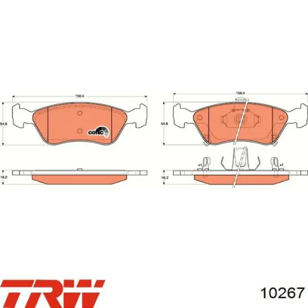 Нижняя шаровая опора CBG77 CTR