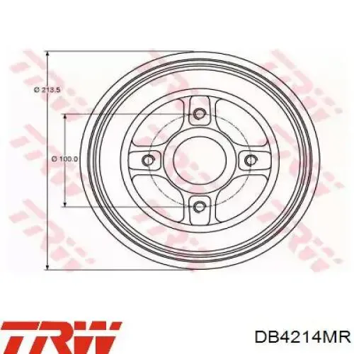 Тормозной барабан 986477175 Bosch