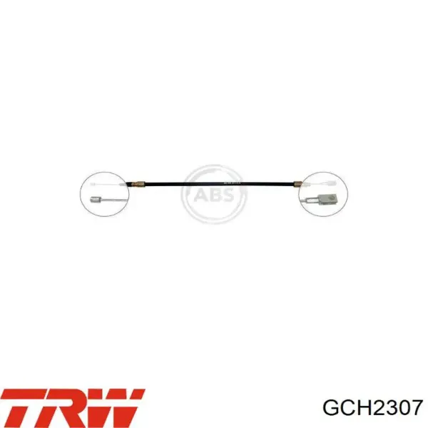Трос ручника GCH2307 TRW