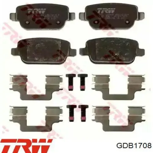Задние тормозные колодки BDS446 Starline