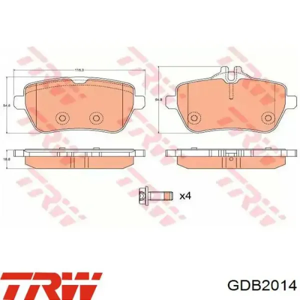 Задние тормозные колодки 161689 Power Stop