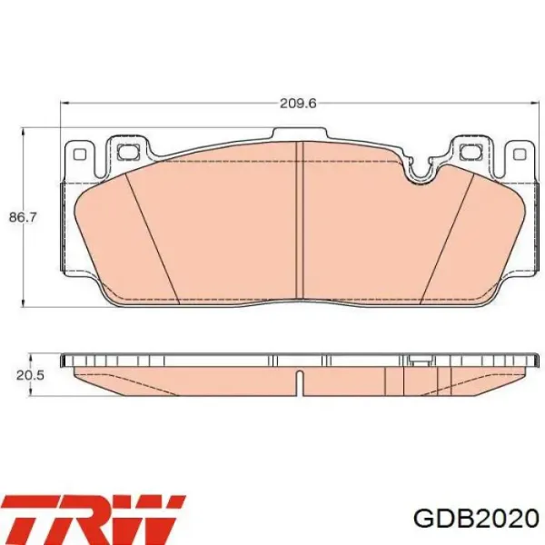 Передние тормозные колодки 231648 Power Stop