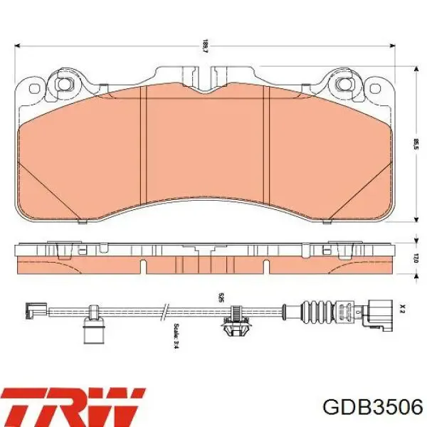 Передние тормозные колодки 161440 Power Stop