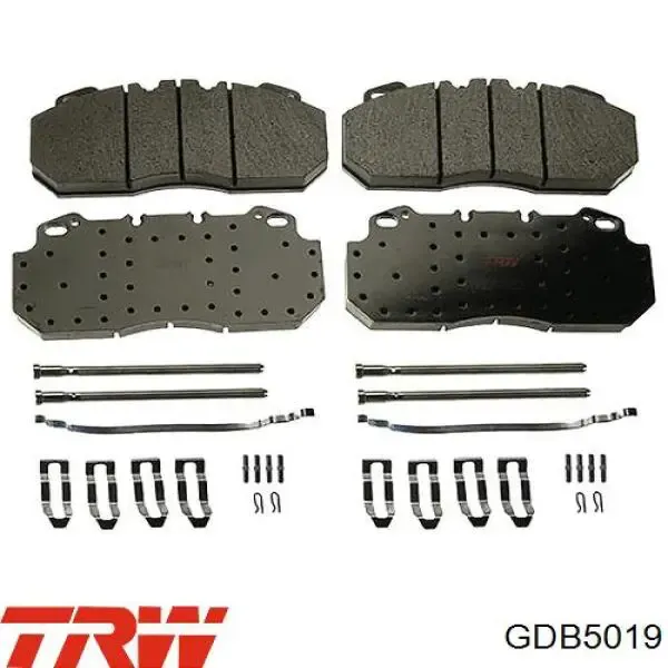 Передние тормозные колодки D950 Eren