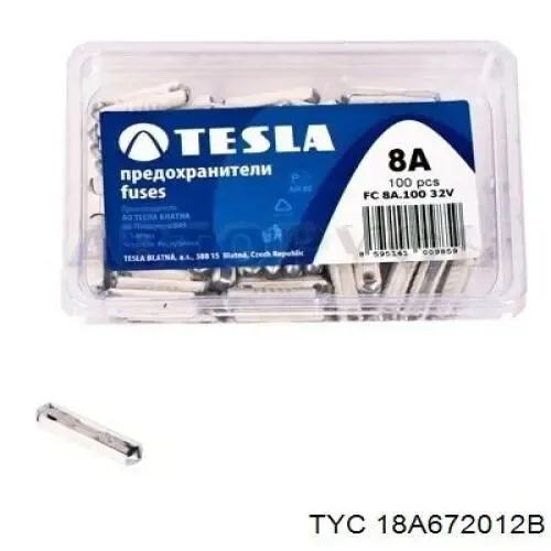Поворотник левый 18A672012B TYC