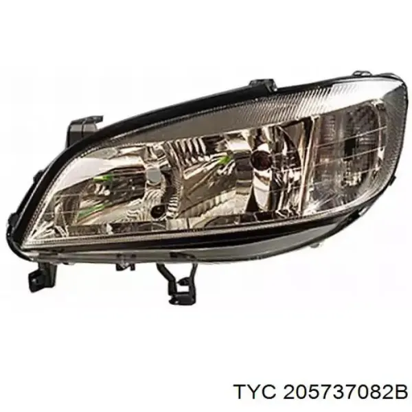 Левая фара 205737082B TYC