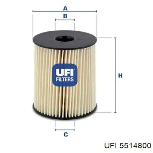 Корпус топливного фильтра UFI 5514800 цена, от 90.45 USD