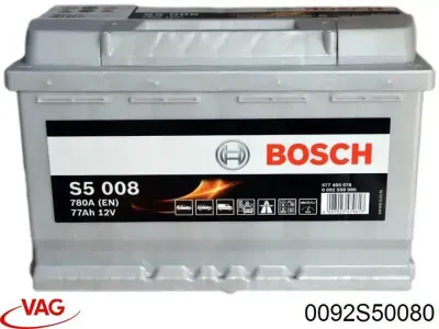 Аккумуляторная батарея ВАГ 77 А/ч 12 В (0092S50080)