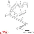 Распределитель топлива (рампа) Volkswagen Golf 1H1
