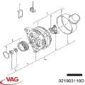 Шкив генератора VAG 021903119D
