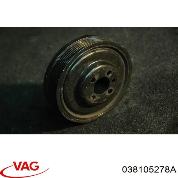 Крышка (заглушка) шкива коленвала 038105278A VAG