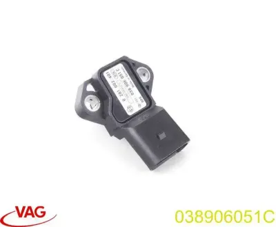 Датчик давления наддува VAG 038906051C