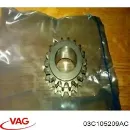 Звездочка привода коленвала двигателя VAG 03C105209AC Звездочка привода коленвала двигателя VAG 03C105209AC