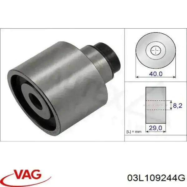 Купить 03L109244G VAG Ведуший ролик ГРМ