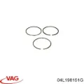 Комплект поршневых колец на 1 цилиндр, стандарт VAG 04L198151G