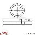 Втулка шатуна VAG 053105431A