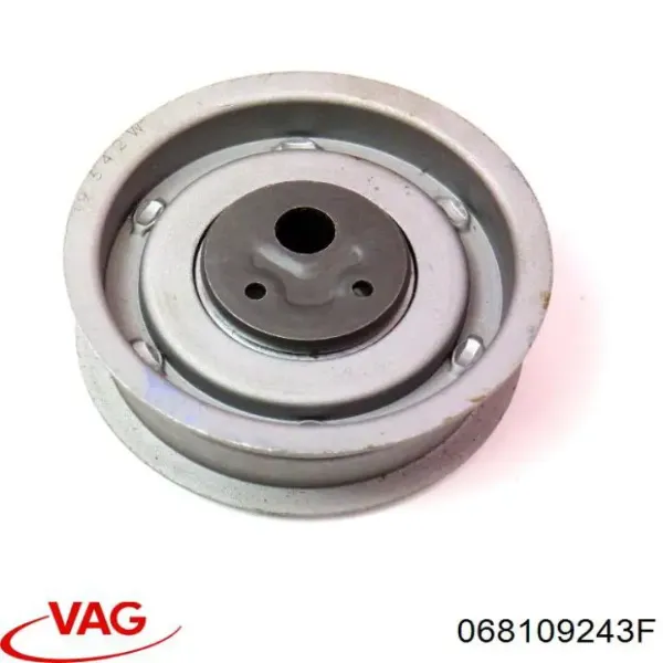 068109243F VAG Ролик натяжителя ремня ГРМ
