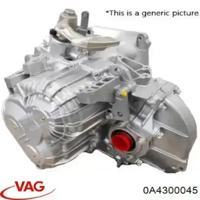 КПП в сборе (механическая коробка передач) VAG 0A4300045
