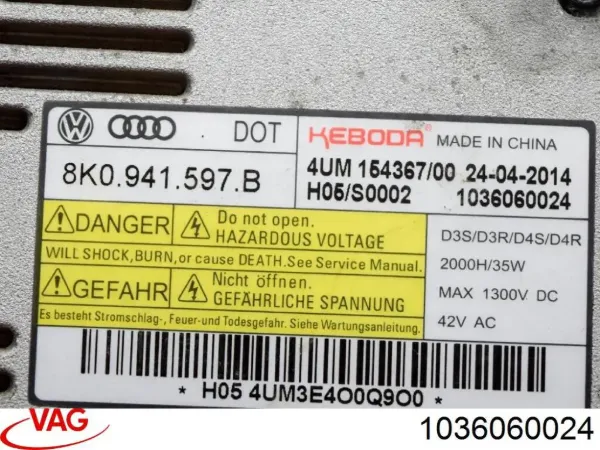  1036060024 VAG
