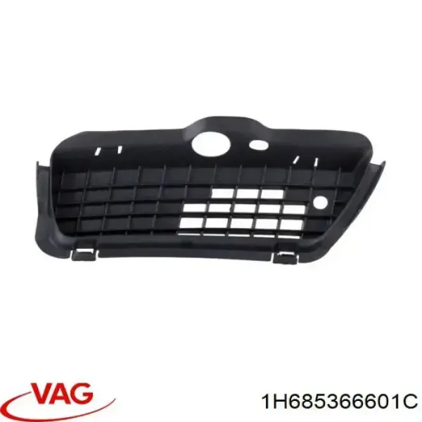 Заглушка, решетка противотуманных фар бампера переднего, правая Volkswagen Golf III хэтчбек (1H1) (1989 - 2000) цена, от 3.52 USD