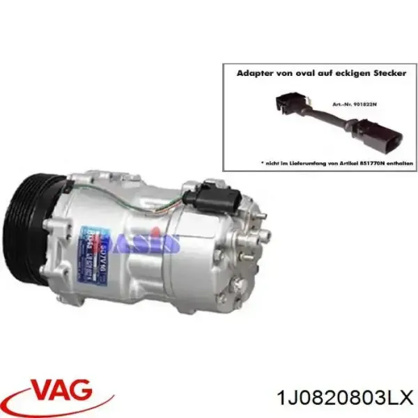 1J0 820 803 LX VAG Компрессор кондиционера