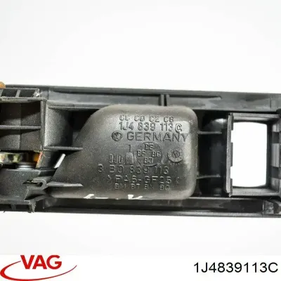 Ручка двери задней внутренняя левая VAG 1J4839113C