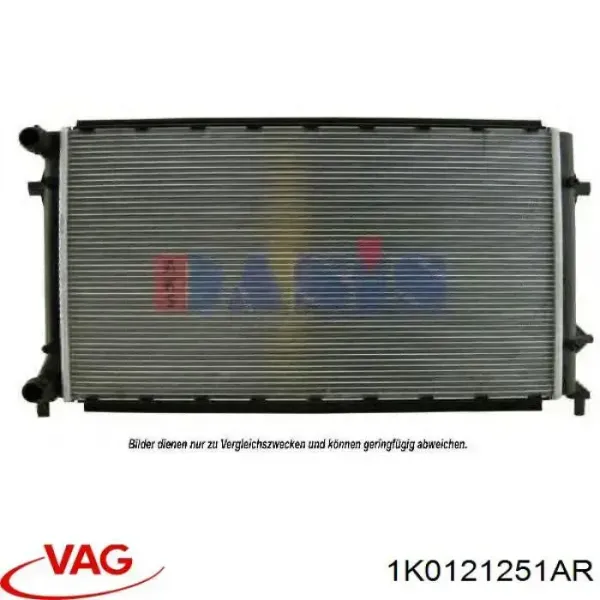 1K0121251AR VAG Радиатор основной