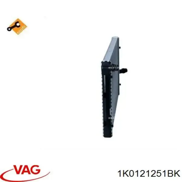 Купить 1K0121251BK VAG Радиатор водяной