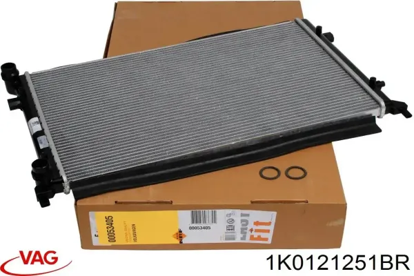 Купить 1K0121251BR VAG Радиатор водяной