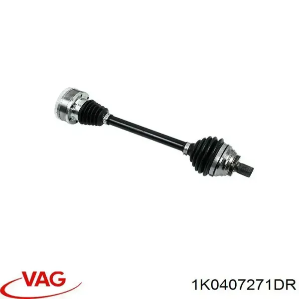 Левая полуось 1K0407271DR VAG