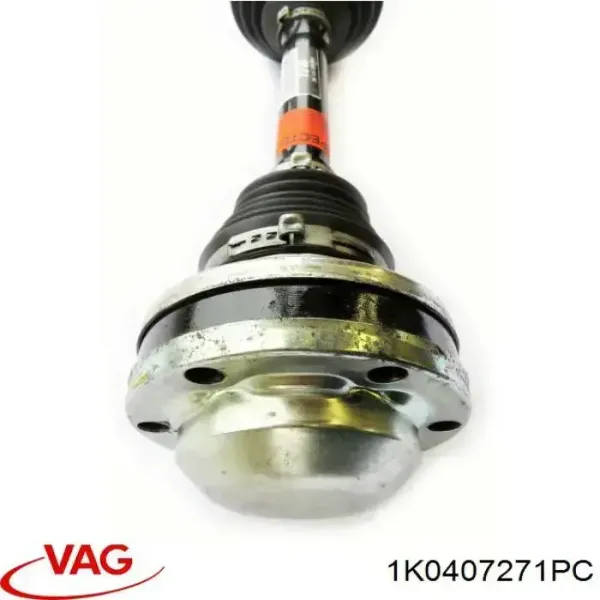 Левая полуось 1K0407271PC VAG