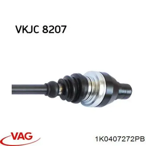 Правая полуось 1K0407762SX VAG
