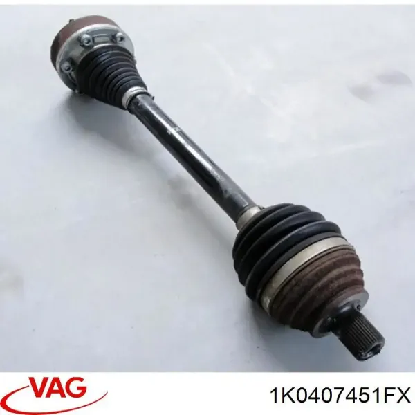 Левая полуось 1K0407451FX VAG