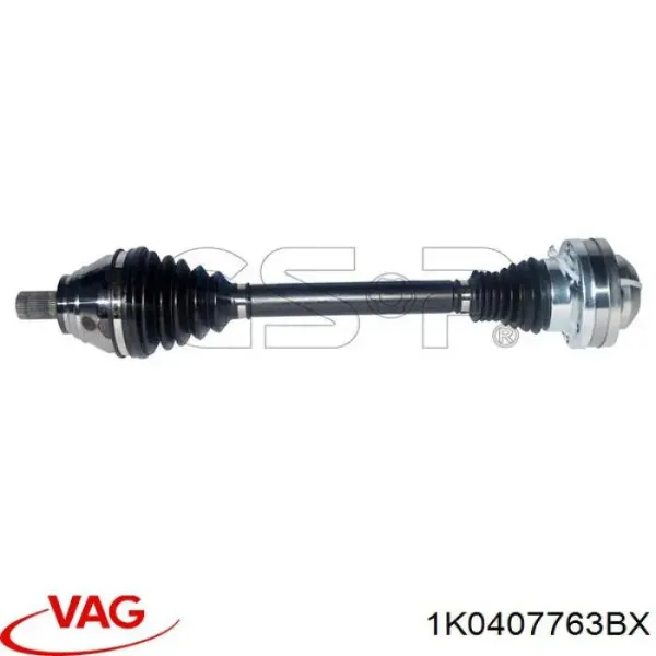 Левая полуось 1K0407763BX VAG