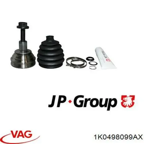 ШРУС наружный передний 1K0498099AX VAG